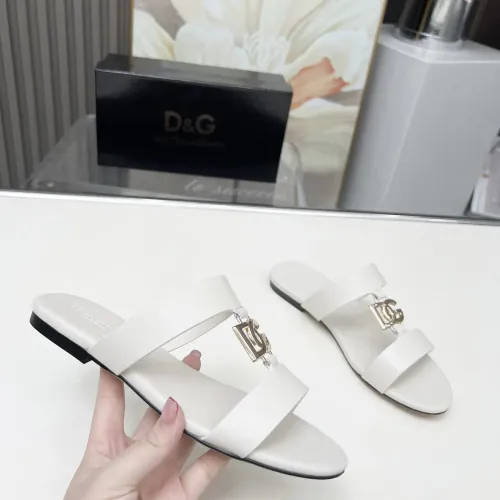 Replica Dolce & Gabbana D&G Slippers For Women #1454524 $85.00 USD for Wholesale