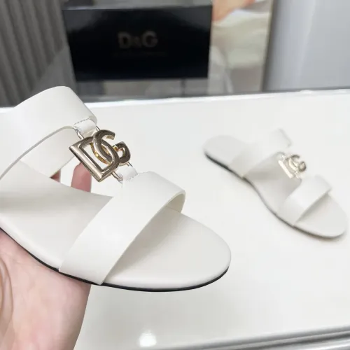 Replica Dolce & Gabbana D&G Slippers For Women #1454524 $85.00 USD for Wholesale