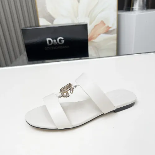 Replica Dolce & Gabbana D&G Slippers For Women #1454524 $85.00 USD for Wholesale