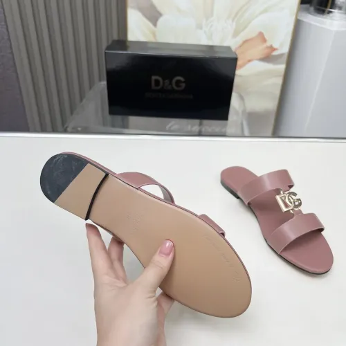 Replica Dolce & Gabbana D&G Slippers For Women #1454526 $85.00 USD for Wholesale