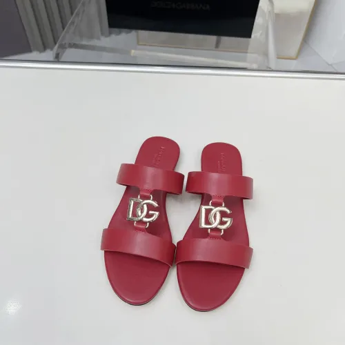 Replica Dolce & Gabbana D&G Slippers For Women #1454527 $85.00 USD for Wholesale