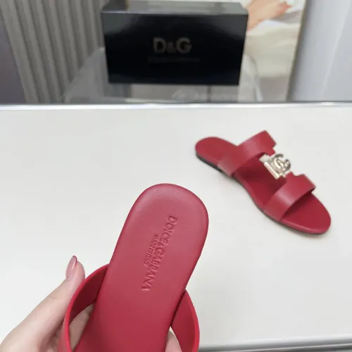 Replica Dolce & Gabbana D&G Slippers For Women #1454527 $85.00 USD for Wholesale