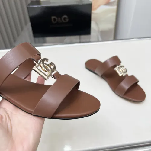 Replica Dolce & Gabbana D&G Slippers For Women #1454529 $85.00 USD for Wholesale