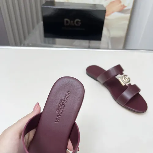 Replica Dolce & Gabbana D&G Slippers For Women #1454530 $85.00 USD for Wholesale