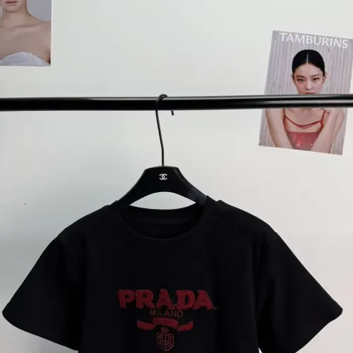 Replica Prada T-Shirts Short Sleeved For Women #1454539 $52.00 USD for Wholesale