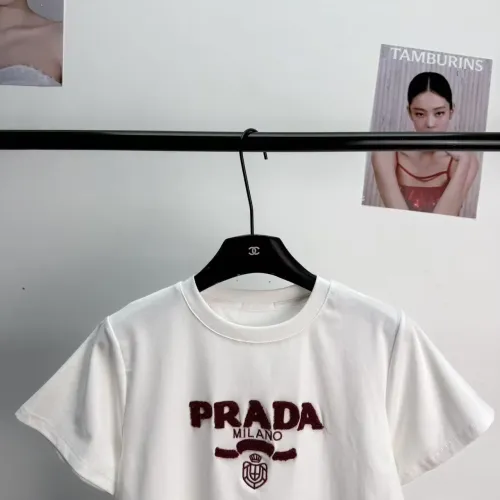 Replica Prada T-Shirts Short Sleeved For Women #1454540 $52.00 USD for Wholesale