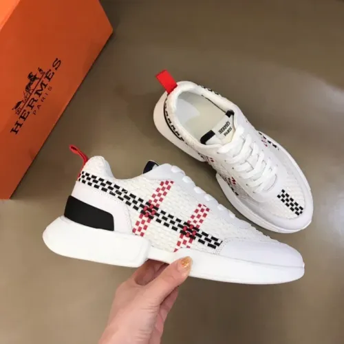 Replica Hermes Casual Shoes For Men #1454569 $92.00 USD for Wholesale