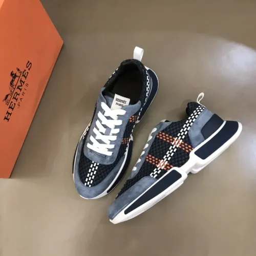 Replica Hermes Casual Shoes For Men #1454571 $92.00 USD for Wholesale