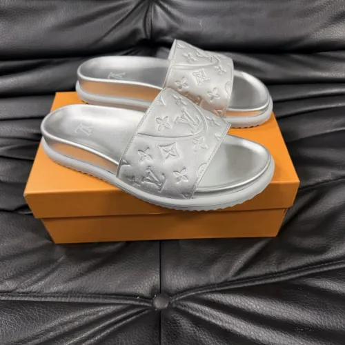 Wholesale Louis Vuitton Slippers For Men #1454577 $56.00 USD, Wholesale Quality Replica Louis Vuitton Slippers