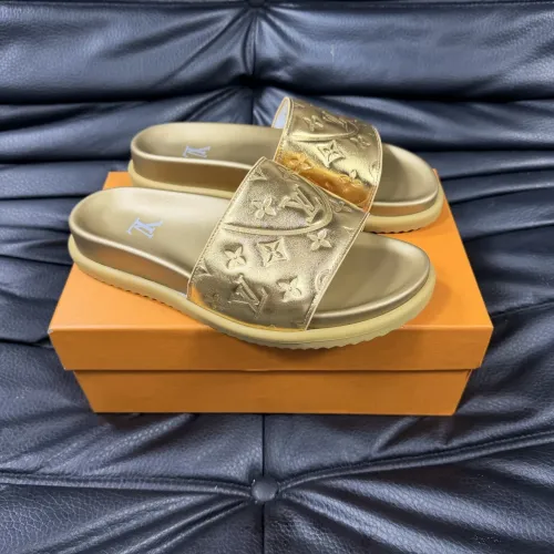 Wholesale Louis Vuitton Slippers For Men #1454578 $56.00 USD, Wholesale Quality Replica Louis Vuitton Slippers