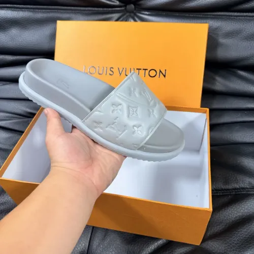 Replica Louis Vuitton Slippers For Men #1454580 $56.00 USD for Wholesale