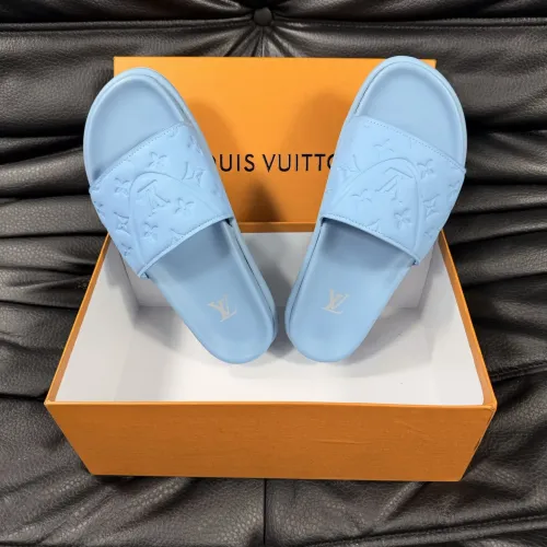 Replica Louis Vuitton Slippers For Men #1454581 $56.00 USD for Wholesale