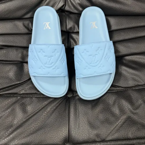 Replica Louis Vuitton Slippers For Men #1454581 $56.00 USD for Wholesale