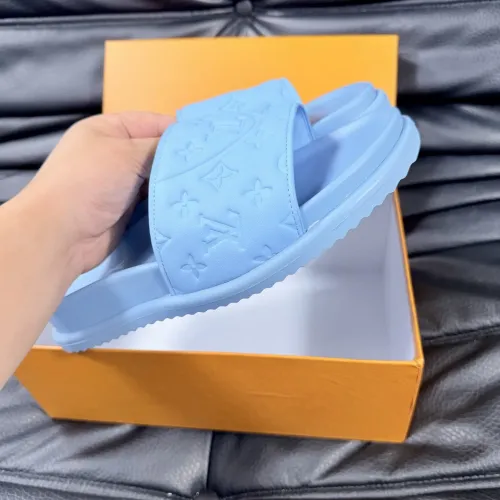 Replica Louis Vuitton Slippers For Men #1454581 $56.00 USD for Wholesale