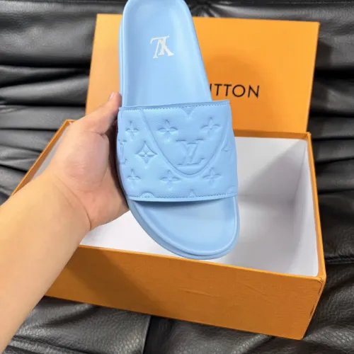 Replica Louis Vuitton Slippers For Men #1454581 $56.00 USD for Wholesale
