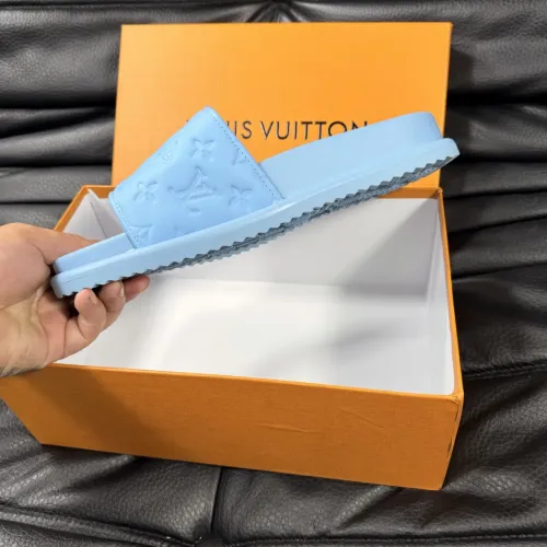 Replica Louis Vuitton Slippers For Men #1454581 $56.00 USD for Wholesale