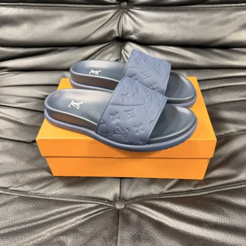 Wholesale Louis Vuitton Slippers For Men #1454582 $56.00 USD, Wholesale Quality Replica Louis Vuitton Slippers