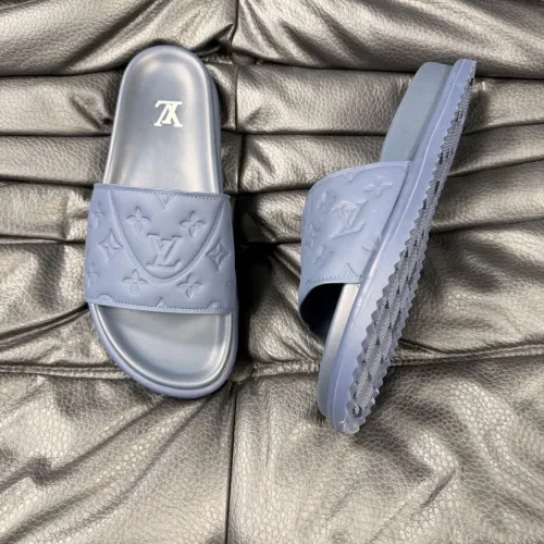 Replica Louis Vuitton Slippers For Men #1454582 $56.00 USD for Wholesale