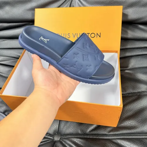 Replica Louis Vuitton Slippers For Men #1454582 $56.00 USD for Wholesale