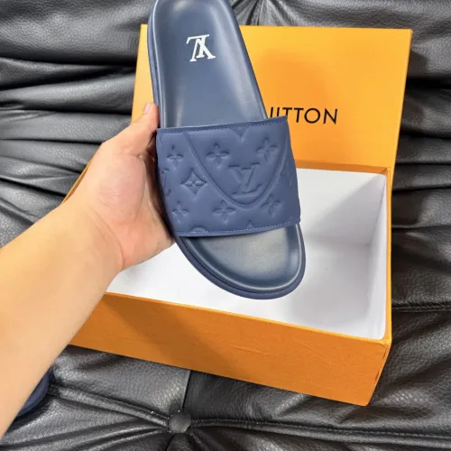 Replica Louis Vuitton Slippers For Men #1454582 $56.00 USD for Wholesale
