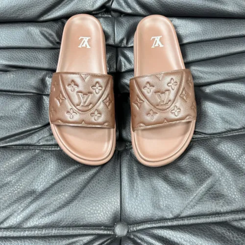 Replica Louis Vuitton Slippers For Men #1454583 $56.00 USD for Wholesale