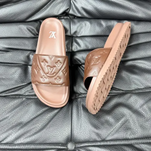 Replica Louis Vuitton Slippers For Men #1454583 $56.00 USD for Wholesale