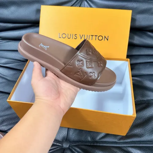 Replica Louis Vuitton Slippers For Men #1454583 $56.00 USD for Wholesale