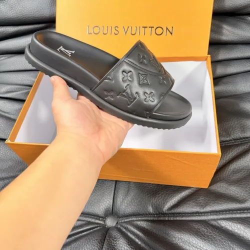 Replica Louis Vuitton Slippers For Men #1454584 $56.00 USD for Wholesale