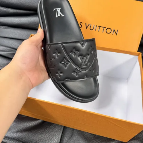 Replica Louis Vuitton Slippers For Men #1454584 $56.00 USD for Wholesale