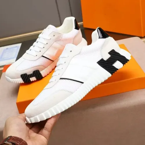 Replica Hermes Casual Shoes For Men #1454585 $82.00 USD for Wholesale