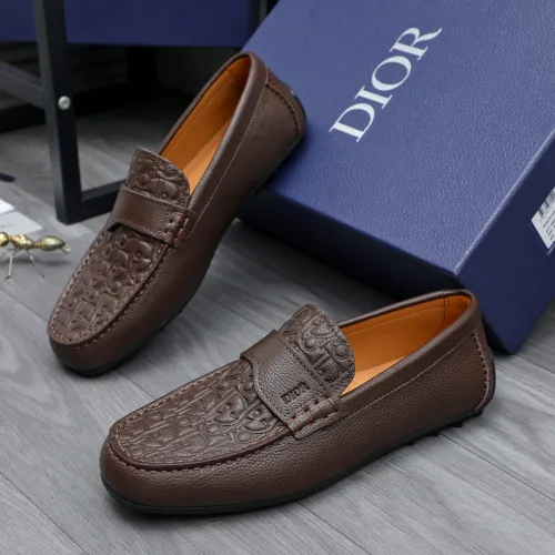 Wholesale Christian Dior Leather Shoes For Men #1454609 $100.00 USD, Wholesale Quality Replica Christian Dior Leather Shoes