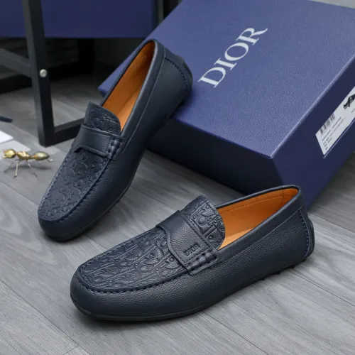 Wholesale Christian Dior Leather Shoes For Men #1454612 $100.00 USD, Wholesale Quality Replica Christian Dior Leather Shoes