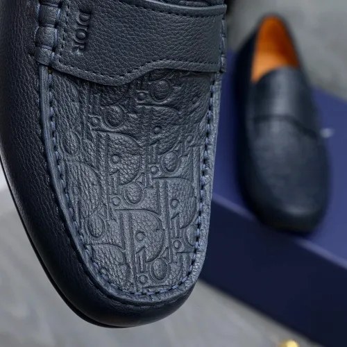 Replica Christian Dior Leather Shoes For Men #1454612 $100.00 USD for Wholesale
