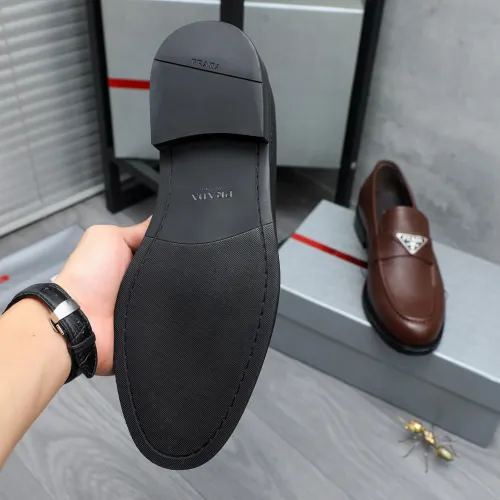 Replica Prada Leather Shoes For Men #1454617 $88.00 USD for Wholesale