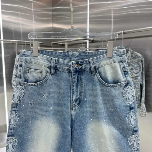 Replica Chrome Hearts Jeans For Men #1454633 $48.00 USD for Wholesale