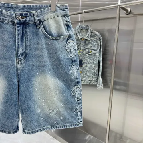 Replica Chrome Hearts Jeans For Men #1454633 $48.00 USD for Wholesale