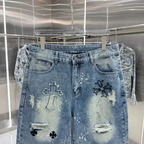 Replica Chrome Hearts Jeans For Men #1454635 $48.00 USD for Wholesale