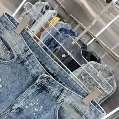 Replica Chrome Hearts Jeans For Men #1454635 $48.00 USD for Wholesale