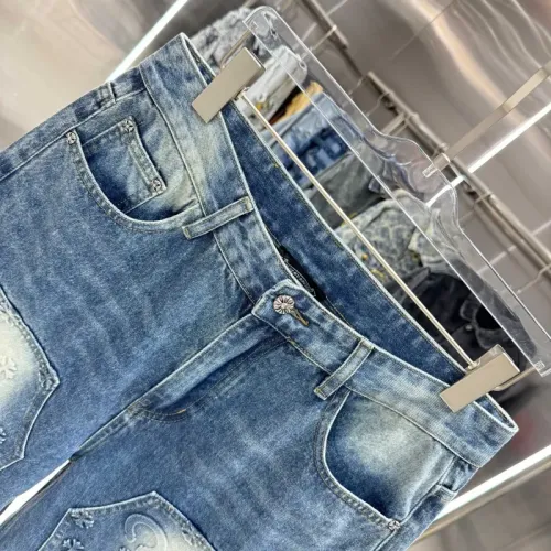 Replica Chrome Hearts Jeans For Men #1454639 $48.00 USD for Wholesale