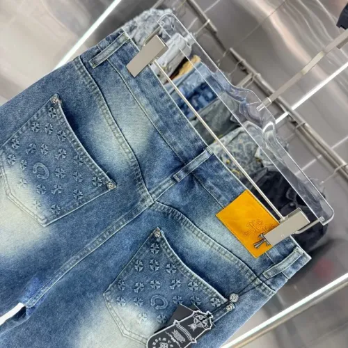 Replica Chrome Hearts Jeans For Men #1454639 $48.00 USD for Wholesale