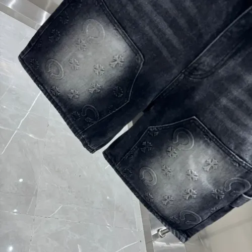 Replica Chrome Hearts Jeans For Men #1454640 $48.00 USD for Wholesale