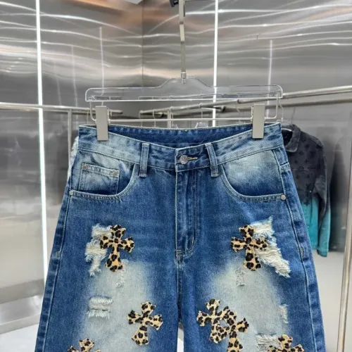 Replica Chrome Hearts Jeans For Men #1454643 $48.00 USD for Wholesale