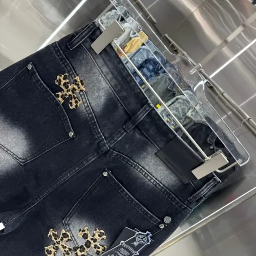 Replica Chrome Hearts Jeans For Men #1454645 $48.00 USD for Wholesale