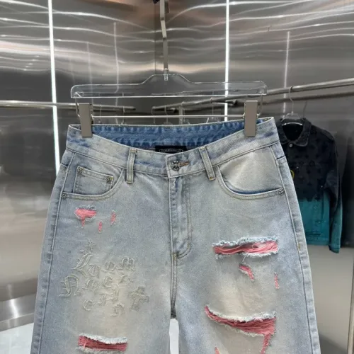 Replica Chrome Hearts Jeans For Men #1454650 $48.00 USD for Wholesale