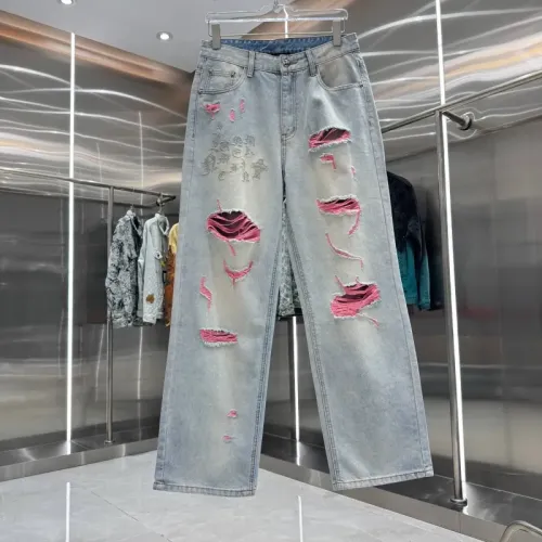 Wholesale Chrome Hearts Jeans For Men #1454652 $52.00 USD, Wholesale Quality Replica Chrome Hearts Jeans