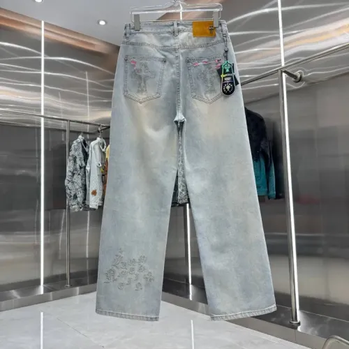 Replica Chrome Hearts Jeans For Men #1454652 $52.00 USD for Wholesale