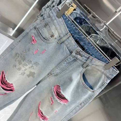 Replica Chrome Hearts Jeans For Men #1454652 $52.00 USD for Wholesale