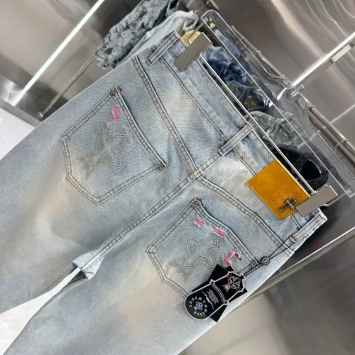 Replica Chrome Hearts Jeans For Men #1454652 $52.00 USD for Wholesale