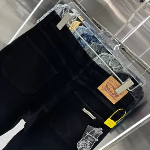Replica Chrome Hearts Jeans For Men #1454656 $42.00 USD for Wholesale