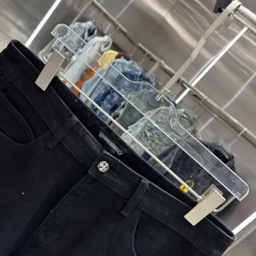 Replica Chrome Hearts Jeans For Men #1454656 $42.00 USD for Wholesale